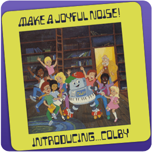 A picture of the lobby card for make a joyful noise.